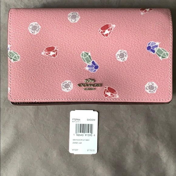 BNWT COACH x DISNEY “PINK GEM” CROSS BODY BAG - Picture 3 of 7